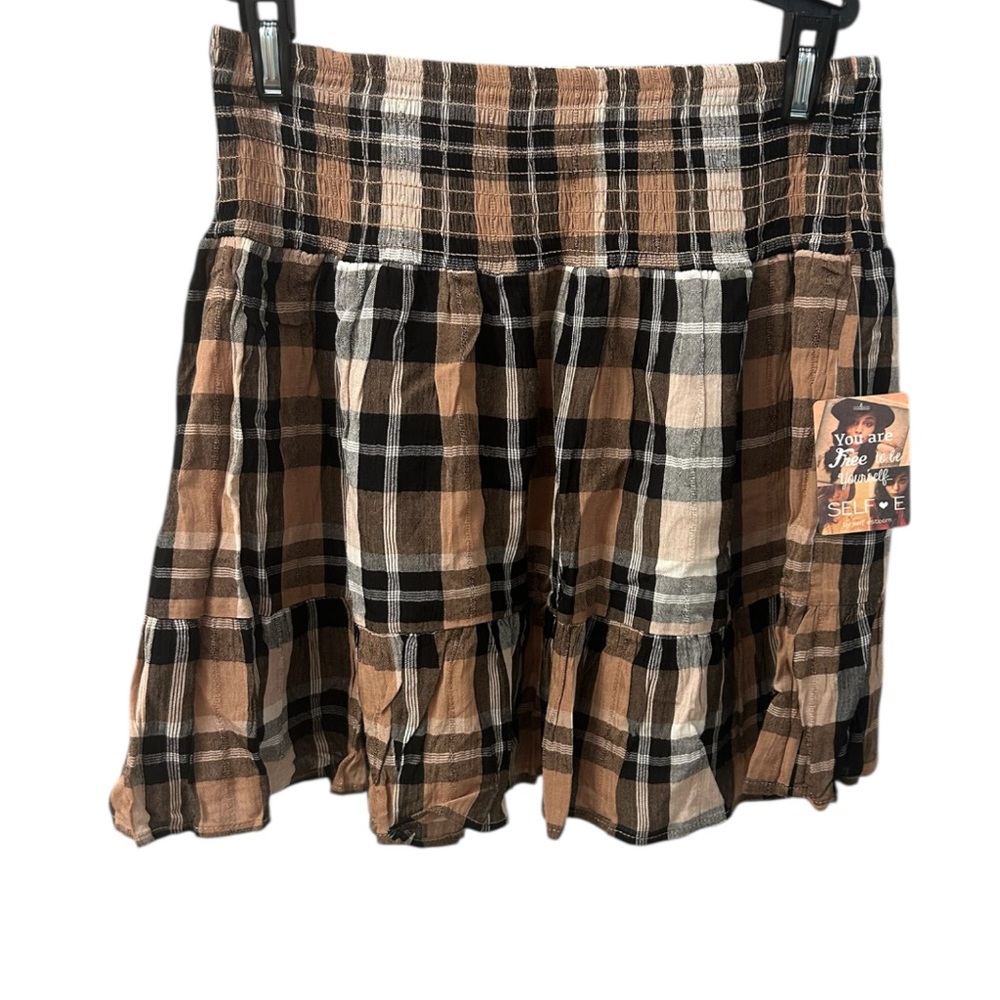 Selfie Plaid Skirt